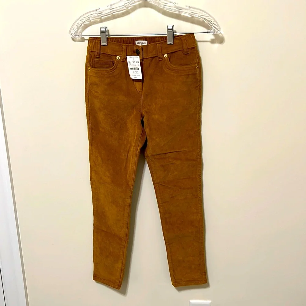 Crewcuts Girl’s Corduroys / Size 10 / Brand NWT / Elastic Waist in Back / Camel